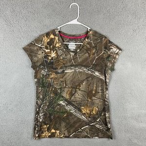 Realtree Women's Large Short Sleeve Camouflage T-shirt